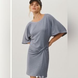 Anthropologie Blue Mini Dress